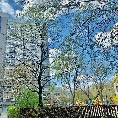 Bright 14Th Floor Central Home With Balcony & Views Warsaw Exterior photo