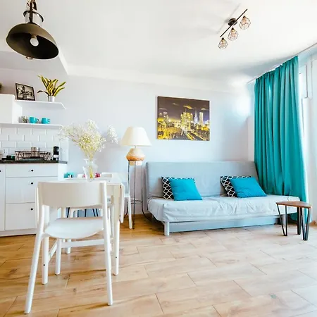 Bright 14Th Floor Central Home With Balcony & Views Warsaw Exterior photo
